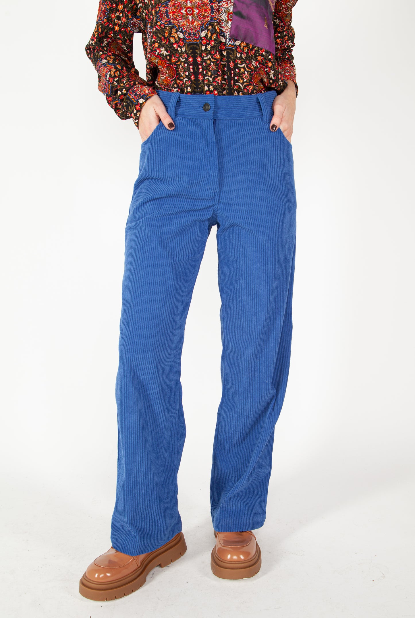 Pantalon Matiz Azul
